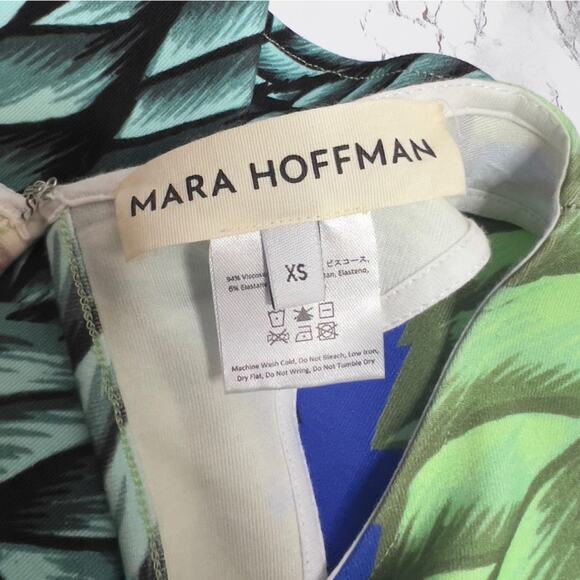 Mara Hoffman Swing Dress in Flora Blue Sz XS - Picture 7 of 8